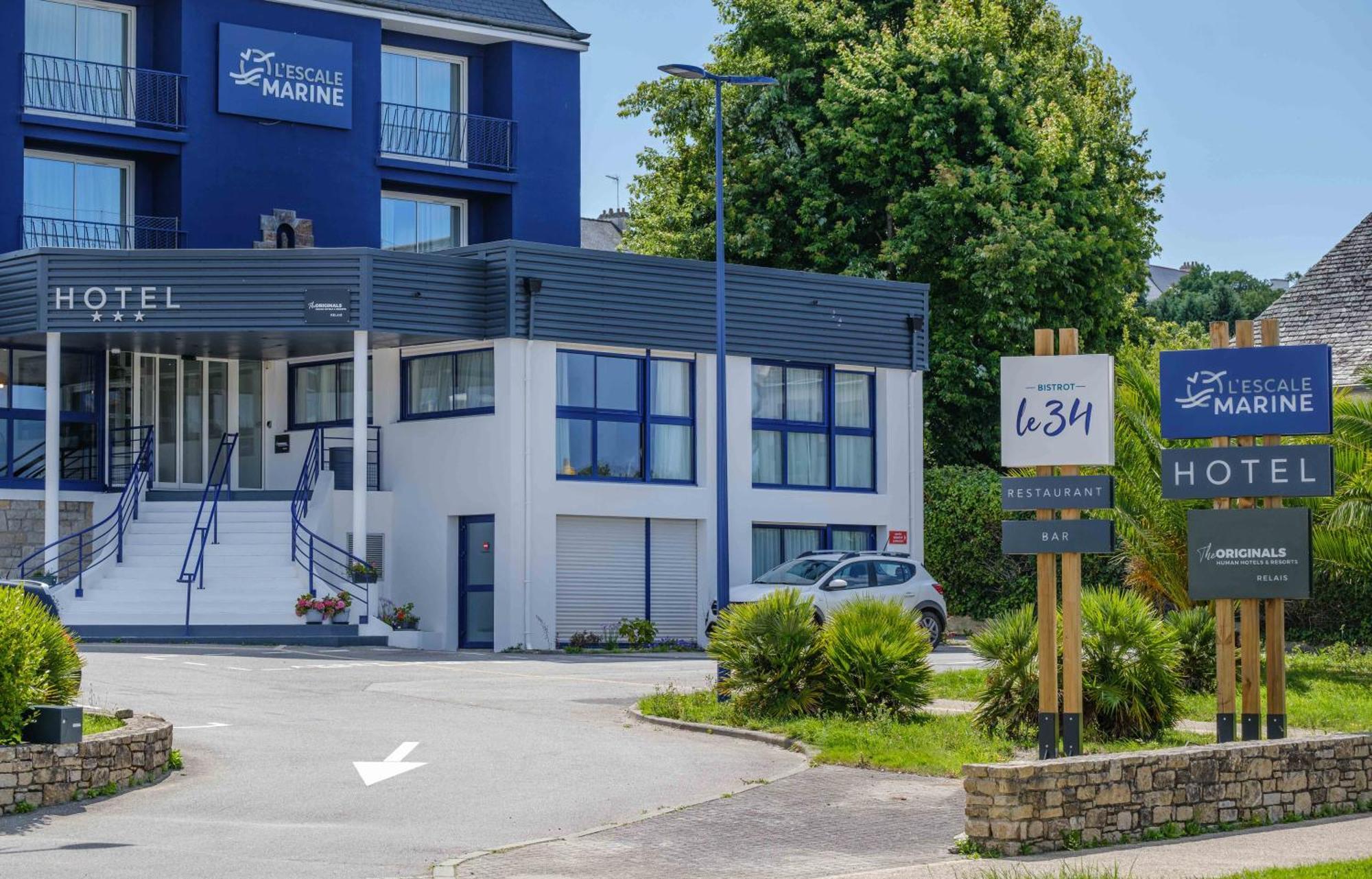 L'Escale Marine, The Originals Relais Hotel Крозон Екстериор снимка